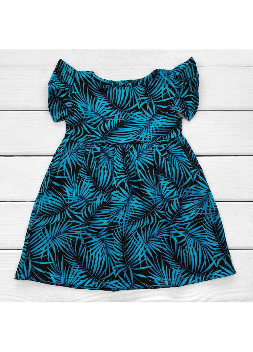 Синее платье stylepalm с коротким рукавом Dexters (275867644)