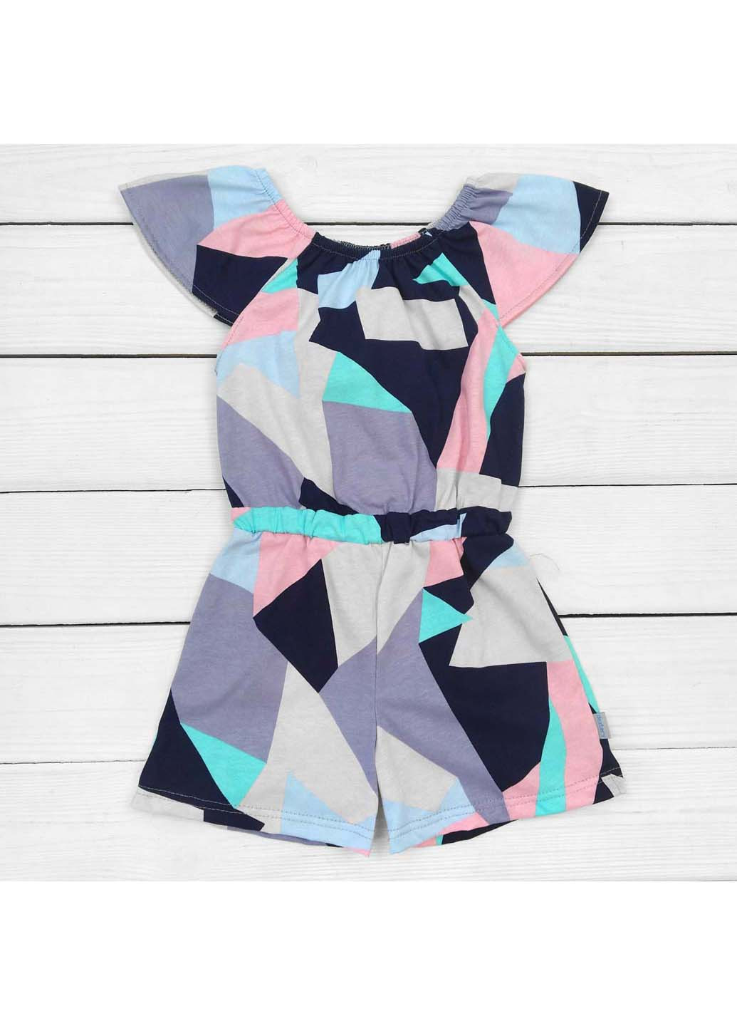 Комбинированное детское платье-комбинезон abstract Dexters (275867507)