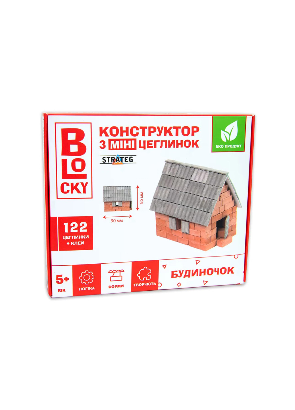 Строительный набор для творчества из мини-кирпичиков Домик 31023 Strateg (275997581)