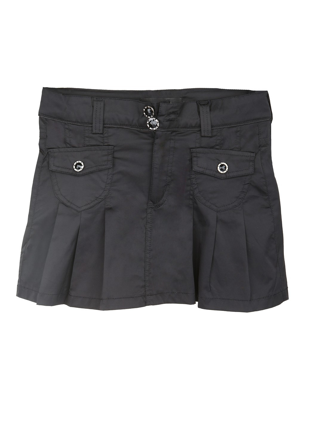 Черная кэжуал однотонная юбка Mtp