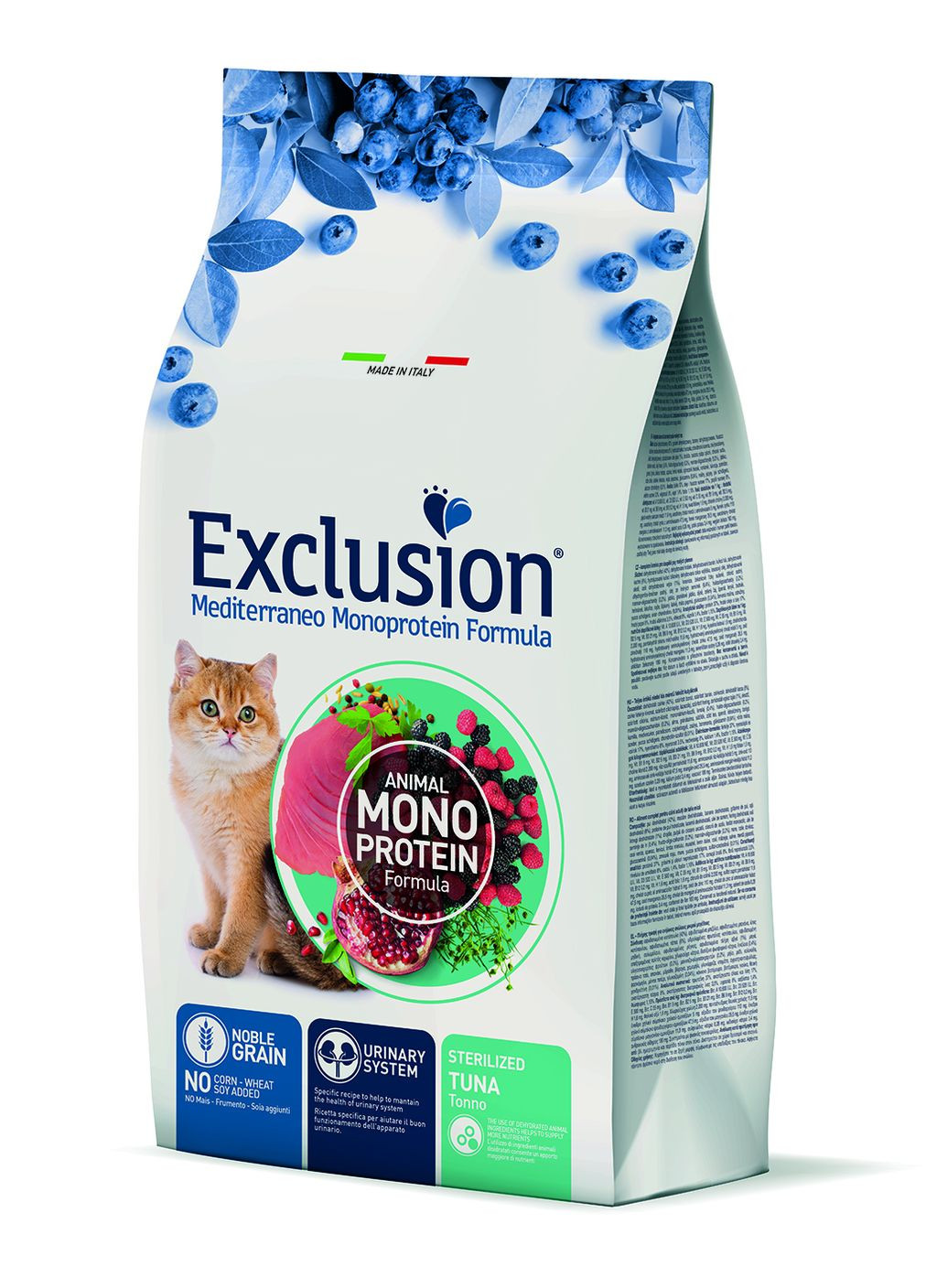 Полнорационный сухой корм Cat Sterilized Tuna с тунцем для стерилизованных кошек 1,5 кг Exclusion (275997919)