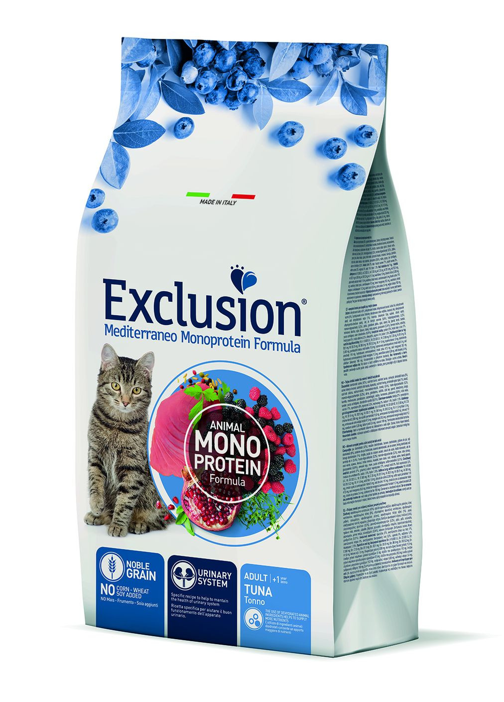 Полнорационный сухой корм Cat Adult Tuna с тунцем для взрослых кошек всех пород 12 кг. Exclusion (275997900)