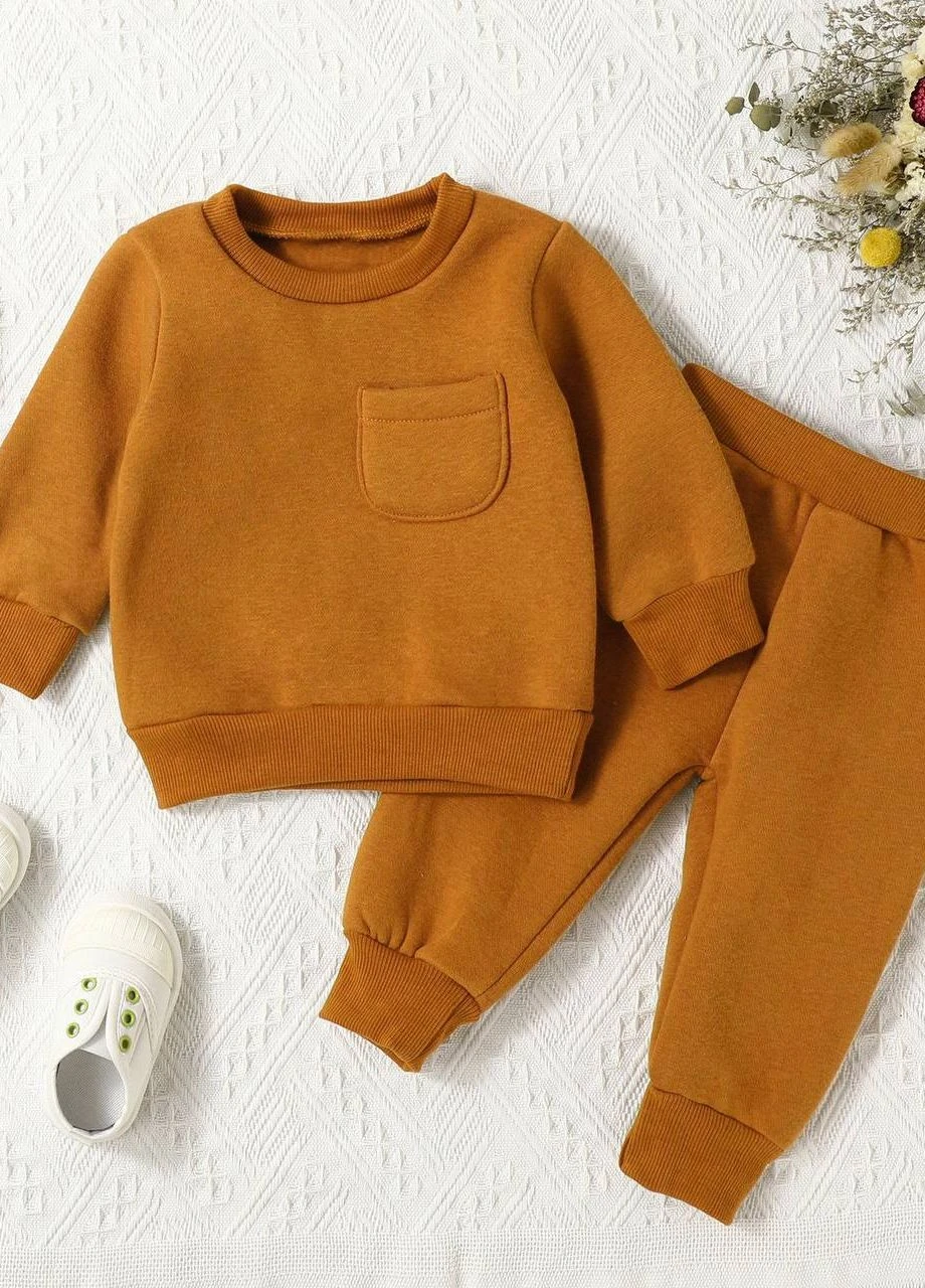 Дитячий Коричневий Костюм No Brand (275927047)