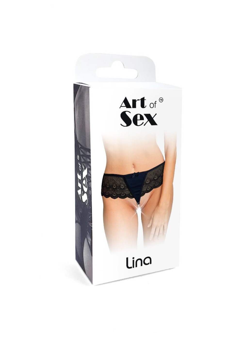 Сексуальні трусики - Lina з перлинами, розмір L-2XL Art of Sex (275927935)