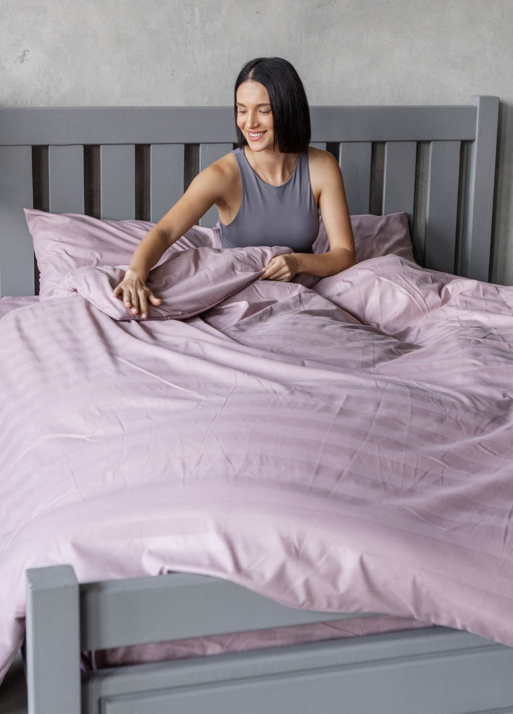 Комплект постельного белья Страйп (евро) Homedec - (275929815)