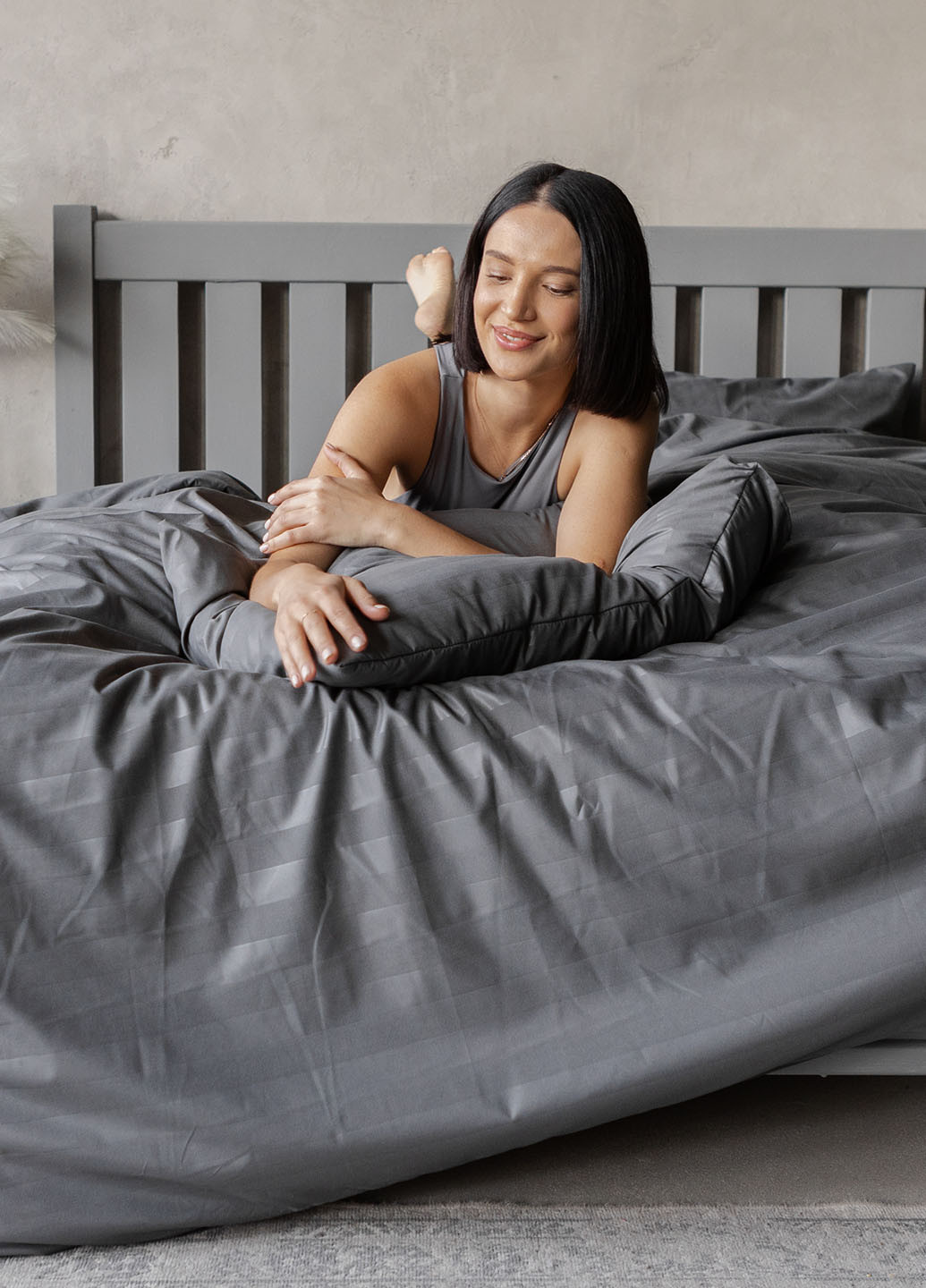 Комплект постельного белья Страйп (семейный) Homedec - (275929806)