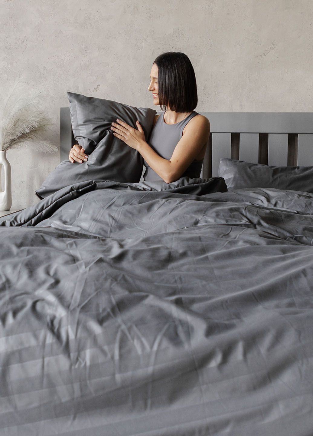 Комплект постельного белья Страйп (семейный) Homedec - (275929806)