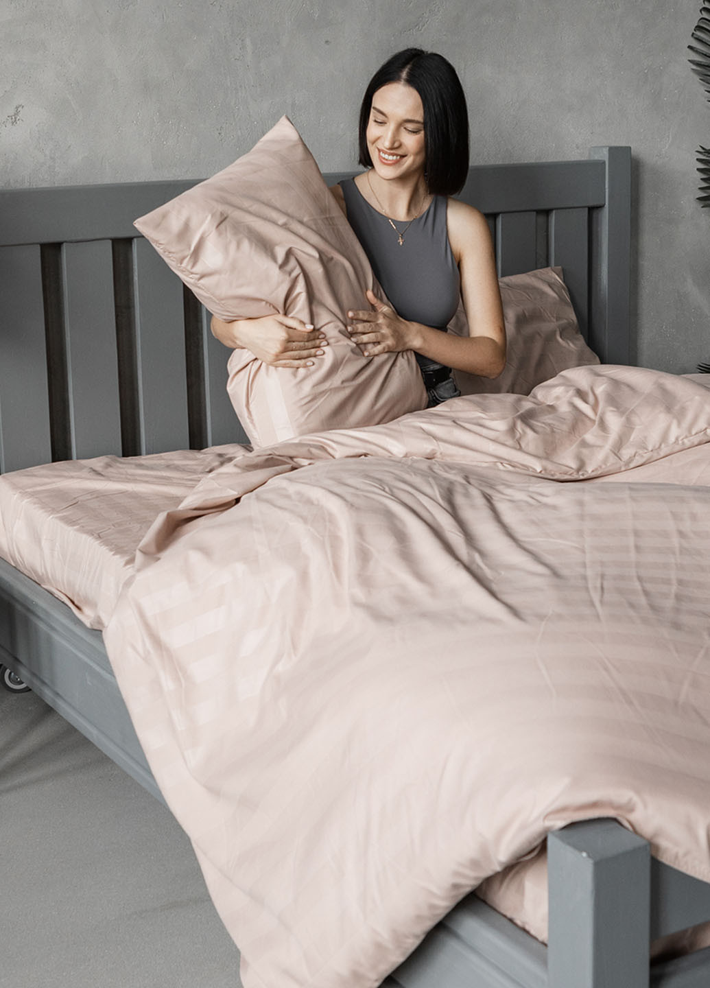 Комплект постільної білизни Страйп (півторачний) Homedec - (275929812)