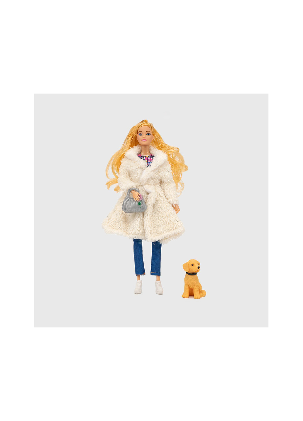 Кукла Блондинка с животным 1893 No Brand (275996887)