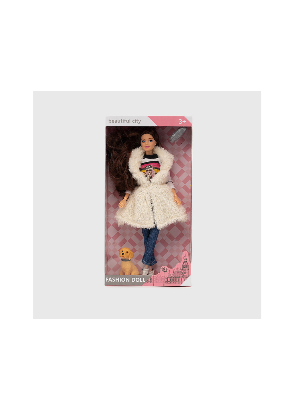 Кукла Брюнетка с животным 1893 No Brand (275997010)