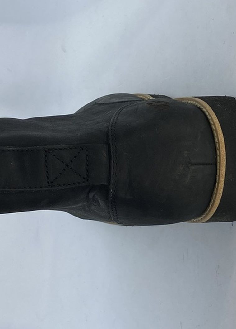 Черные осенние ботинки тимберленды UGG