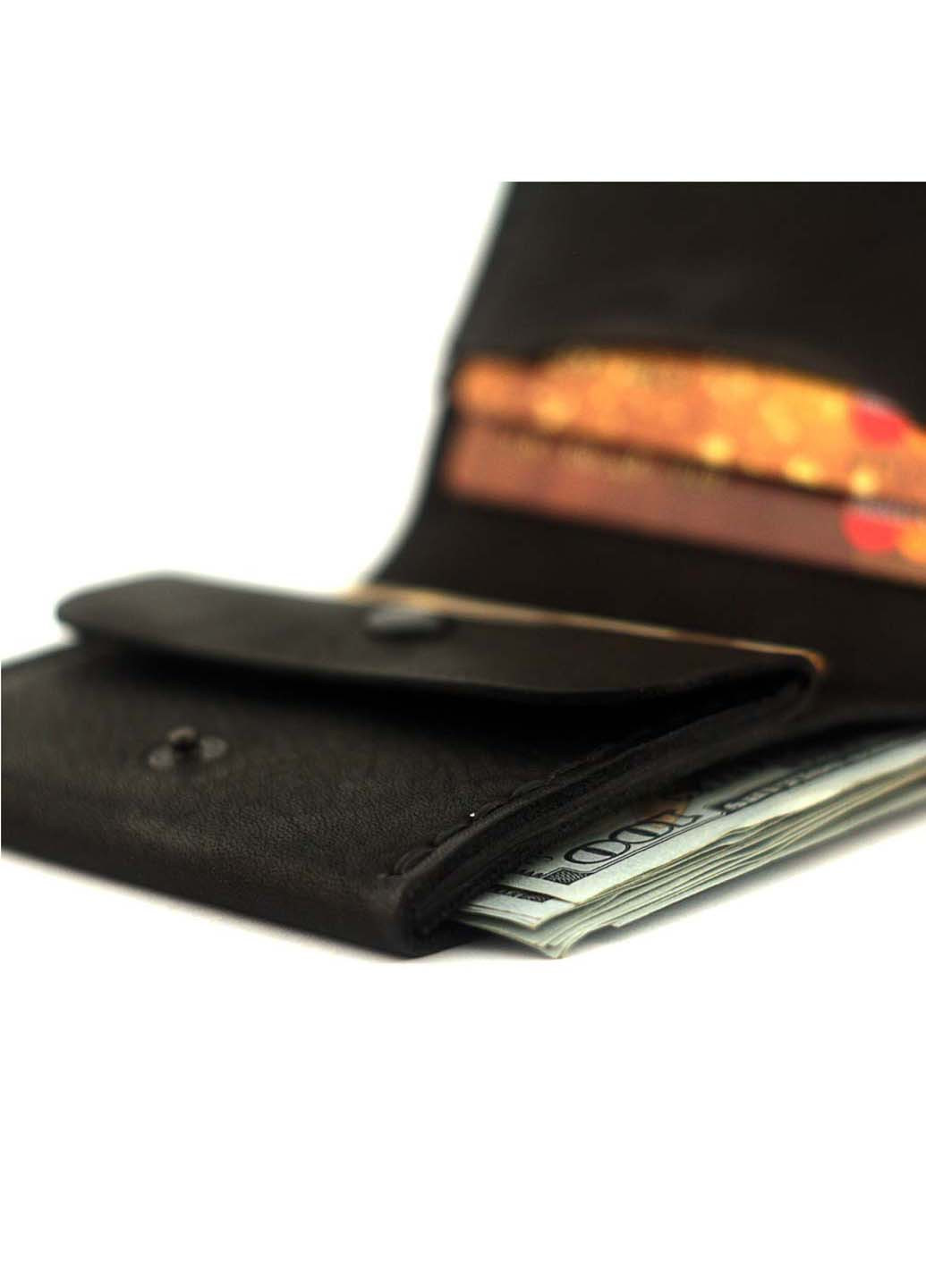 Чоловічий гаманець шкіряний на кнопці Wallet Square Anchor Stuff (275992284)