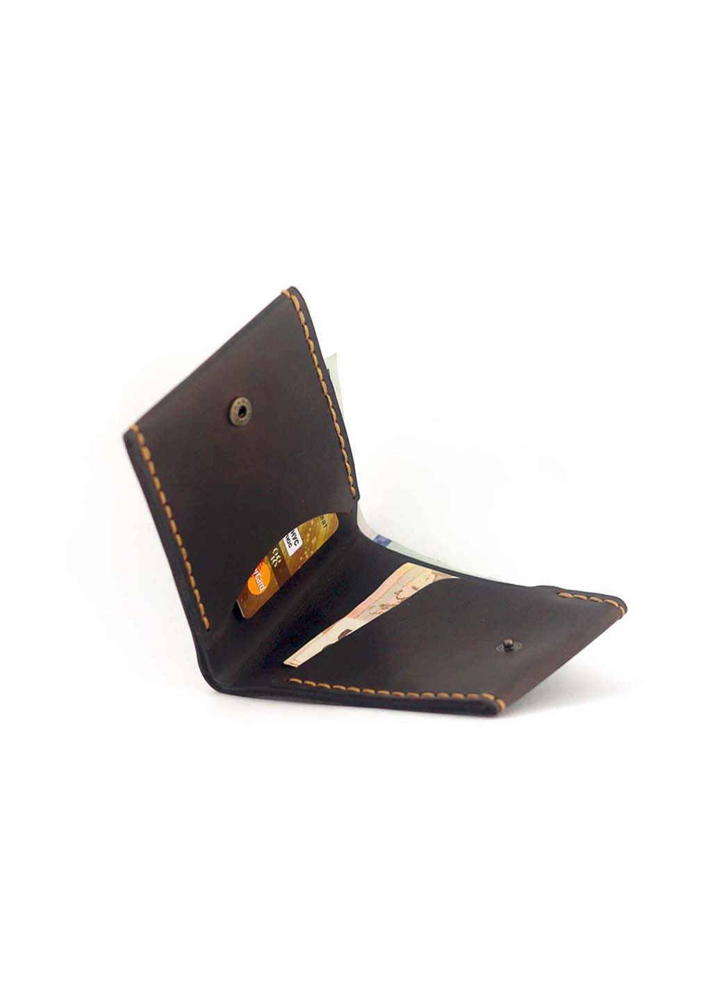 Мужской кошелек кожаный на кнопке Wallet Slim Anchor Stuff (275992271)