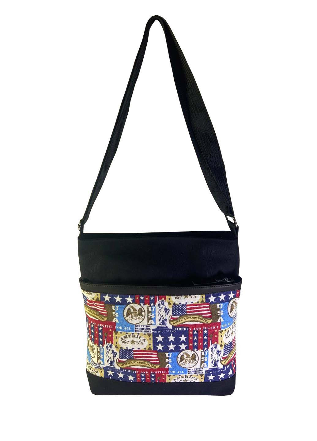 Сумка через плечо Leather Canvas America P0803EX011 23 Х 26 Х 5 см Exodus (275992078)