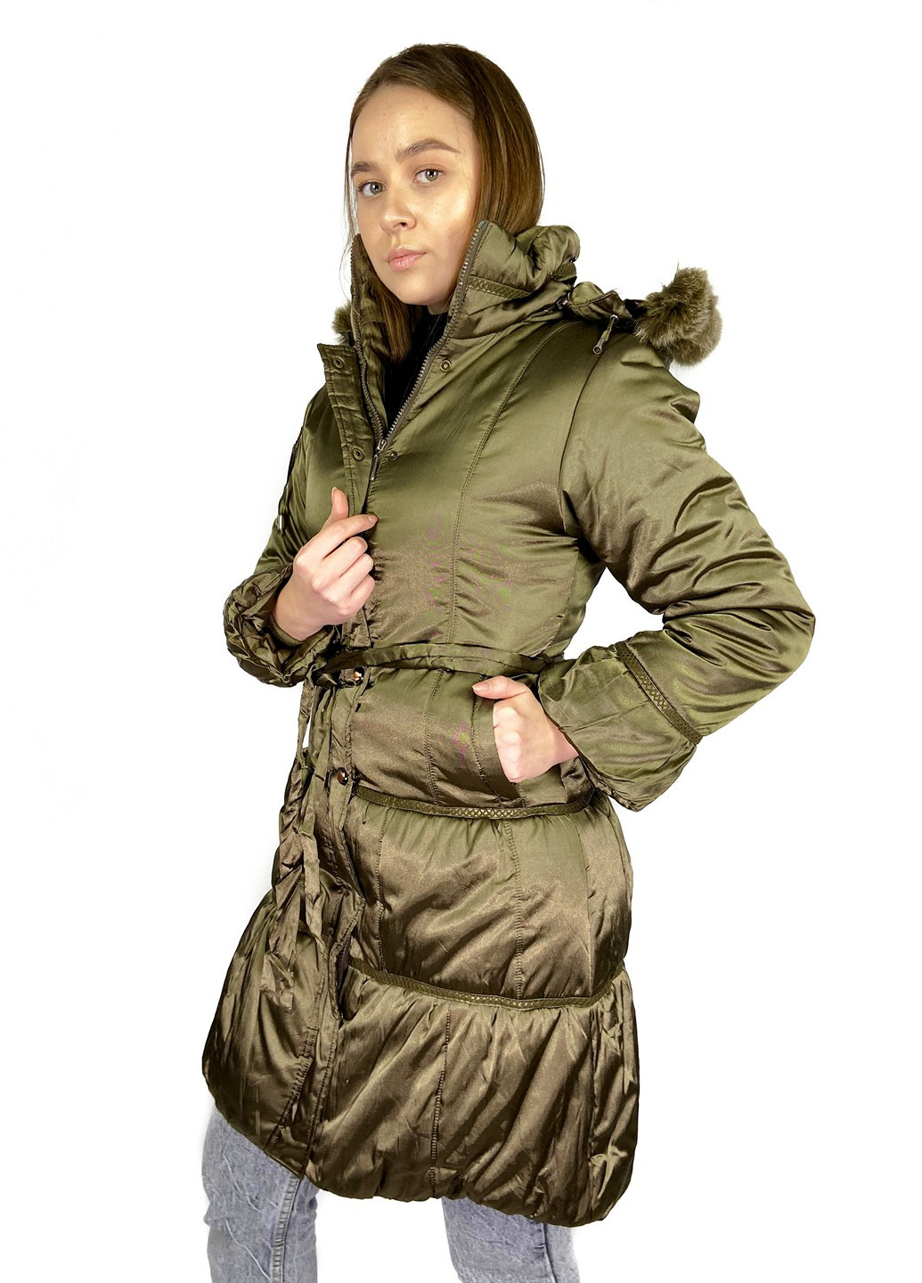 Оливкова (хакі) зимня куртка Mtp