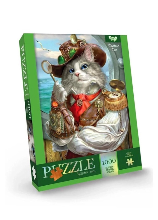 Пазли дитячі Captain Cat 475х680 мм 1000 елементів (C1000-12-09) Danko Toys (275991833)