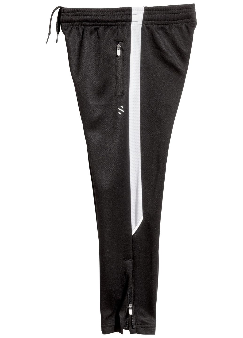 Черные спортивные демисезонные брюки H&M SPORT