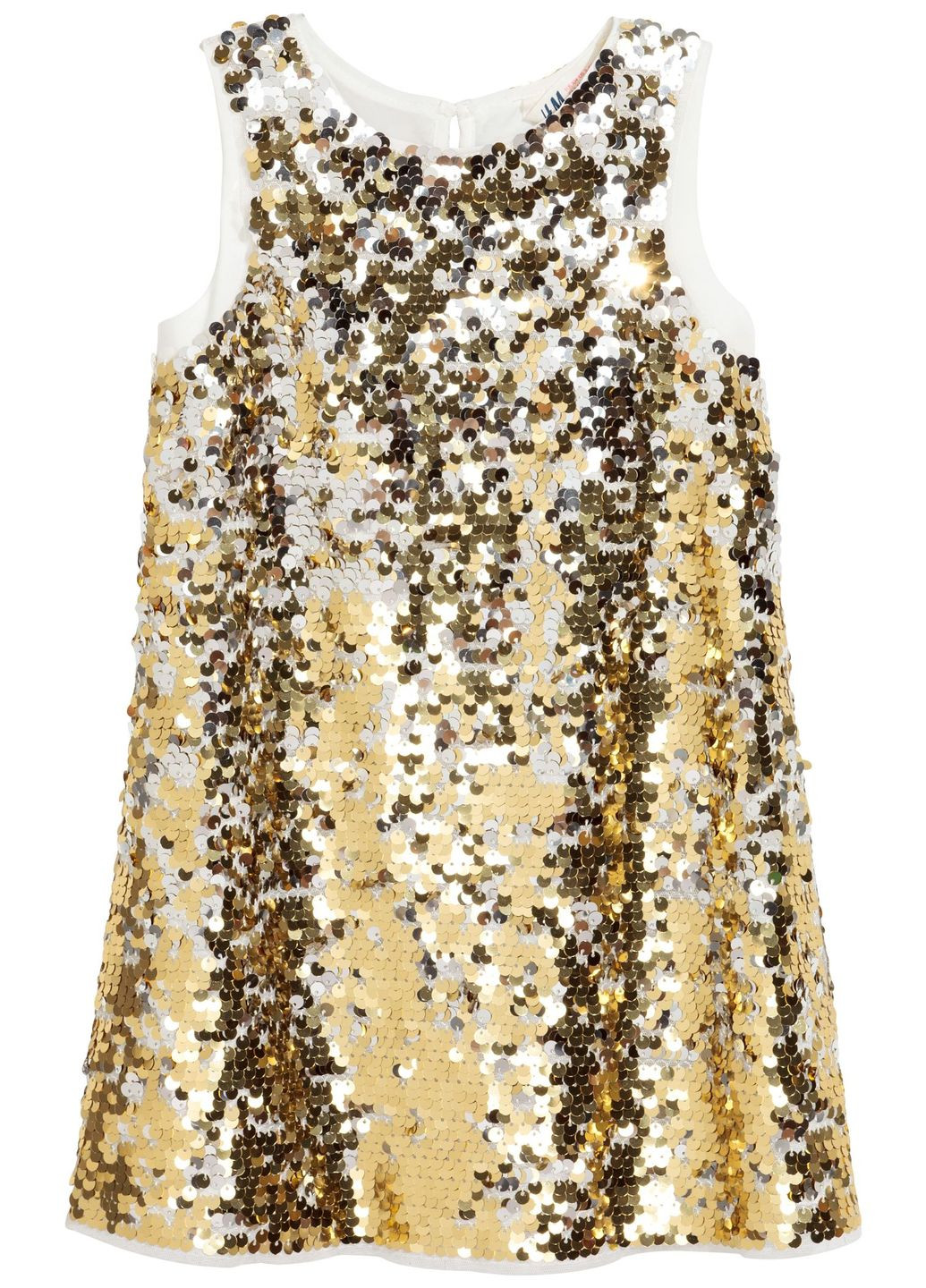 Золотое платье с пайетками H&M (275938225)