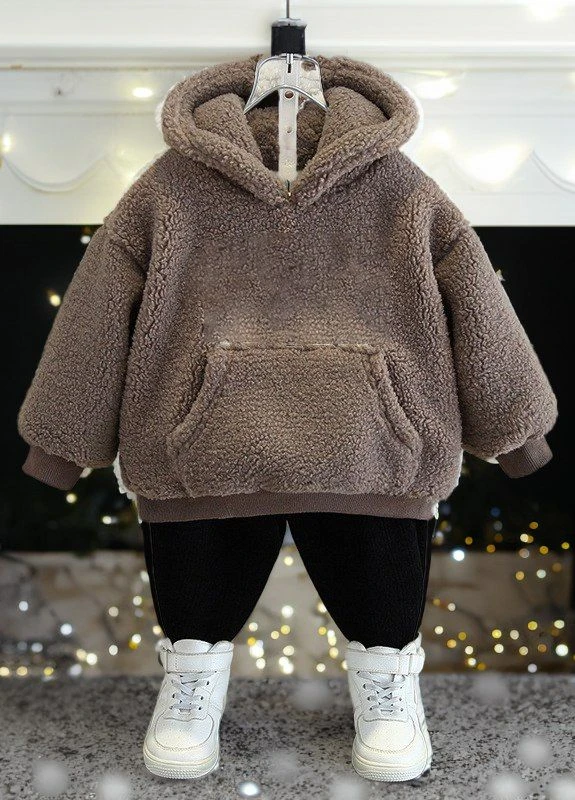 Комплект Детский Худи Мех Тедди No Brand (275993081)