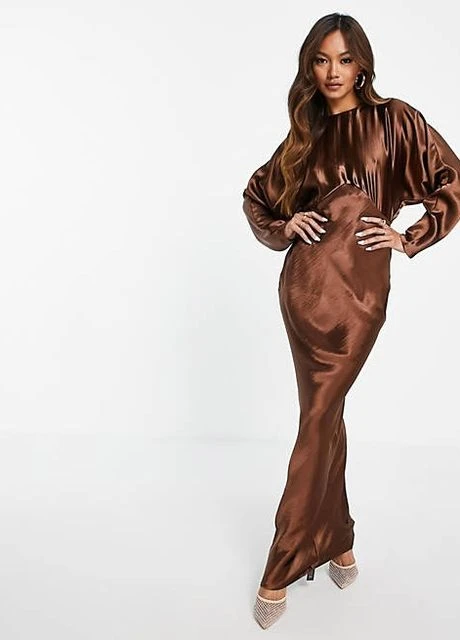 Коричневое платье Asos