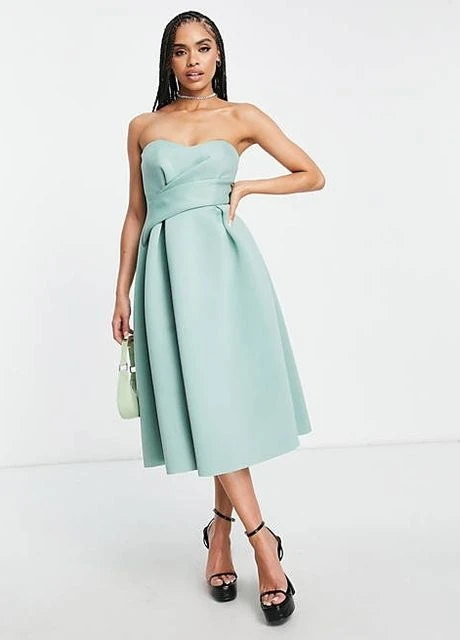 Оливковое (хаки) платье Asos