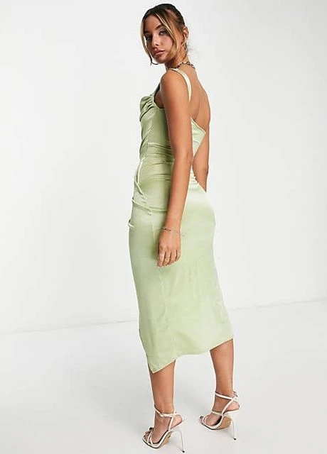 Оливковое (хаки) платье Asos