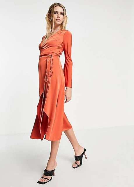 Терракотовое платье Asos