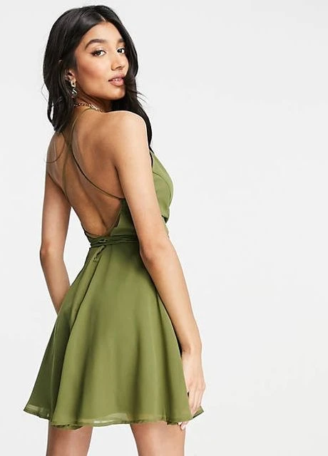 Оливковое (хаки) платье Asos