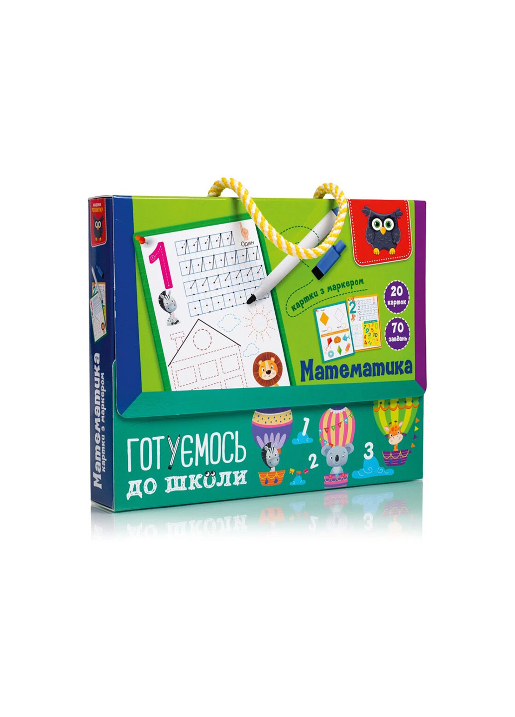 Карточки с маркером Готовимся к школе: Математика VT5010-22 Vladi toys (275997067)