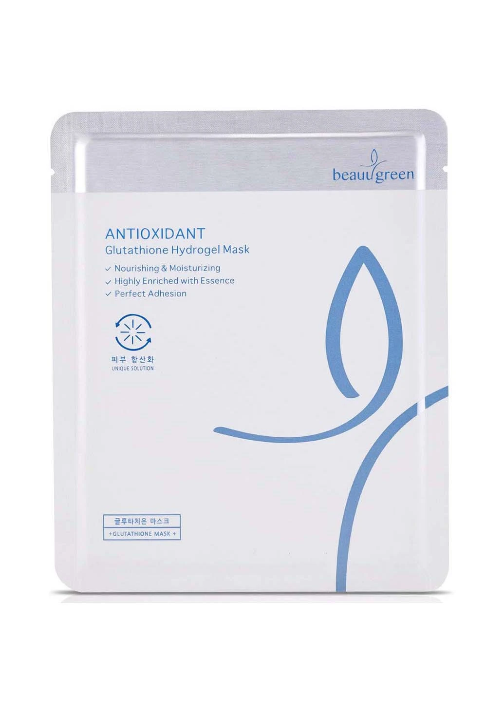 Гідрогелева маска для обличчя з глутатіоном Antioxidant Glutathione Hydrogel Mask BeauuGreen (276057204)