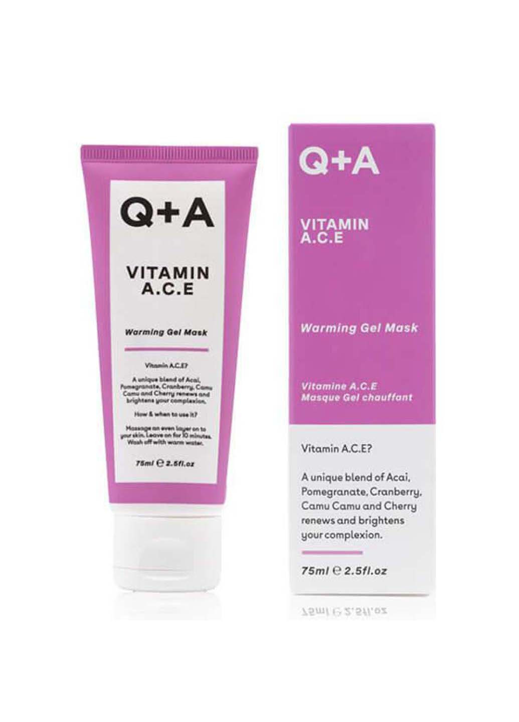 Маска для обличчя мультивітамінна vitamin A.C.E. 75 мл Q+A (276057244)
