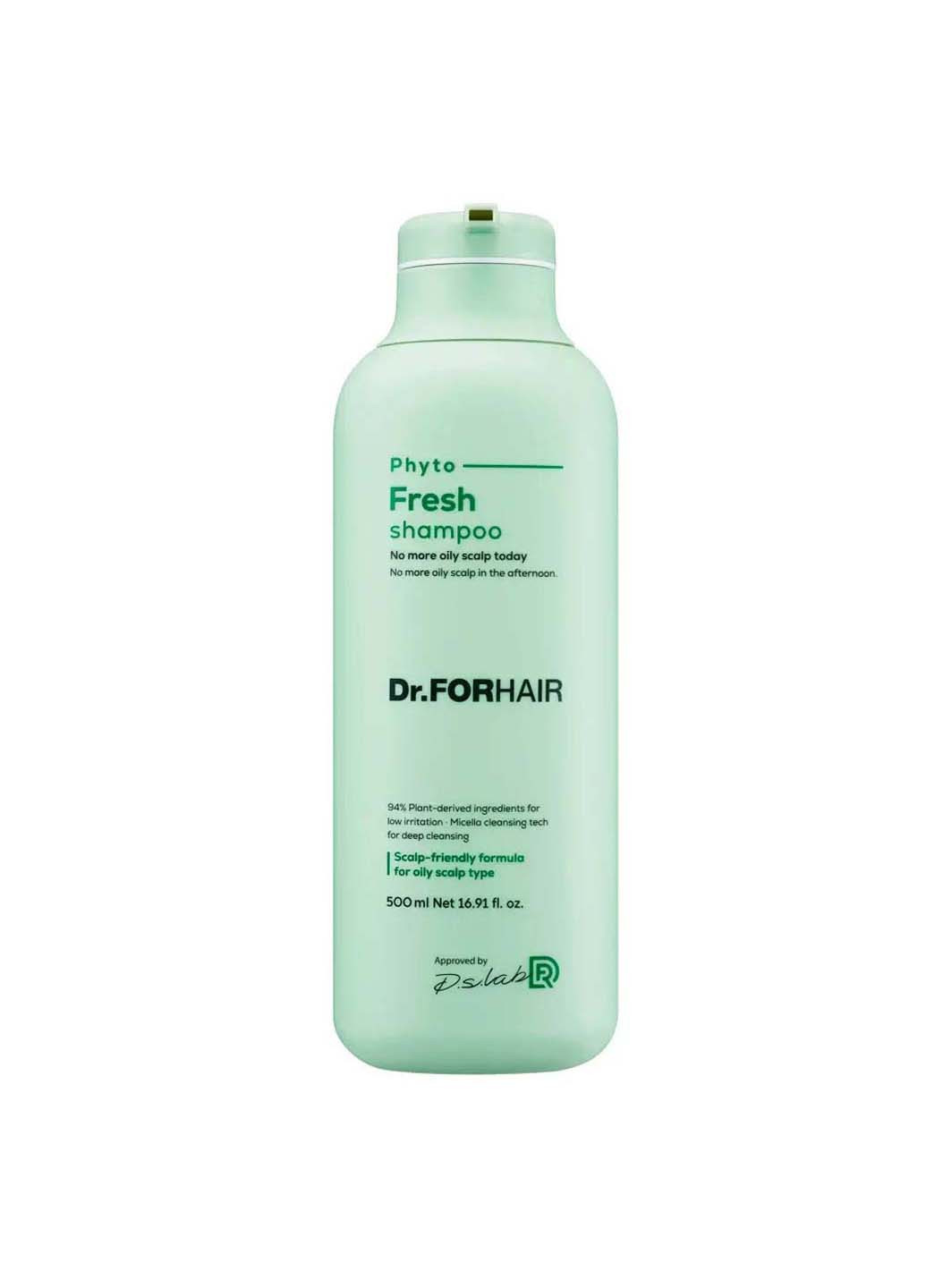 Міцелярний шампунь для жирної шкіри голови Phyto Fresh 500 мл Dr.Forhair (276057275)
