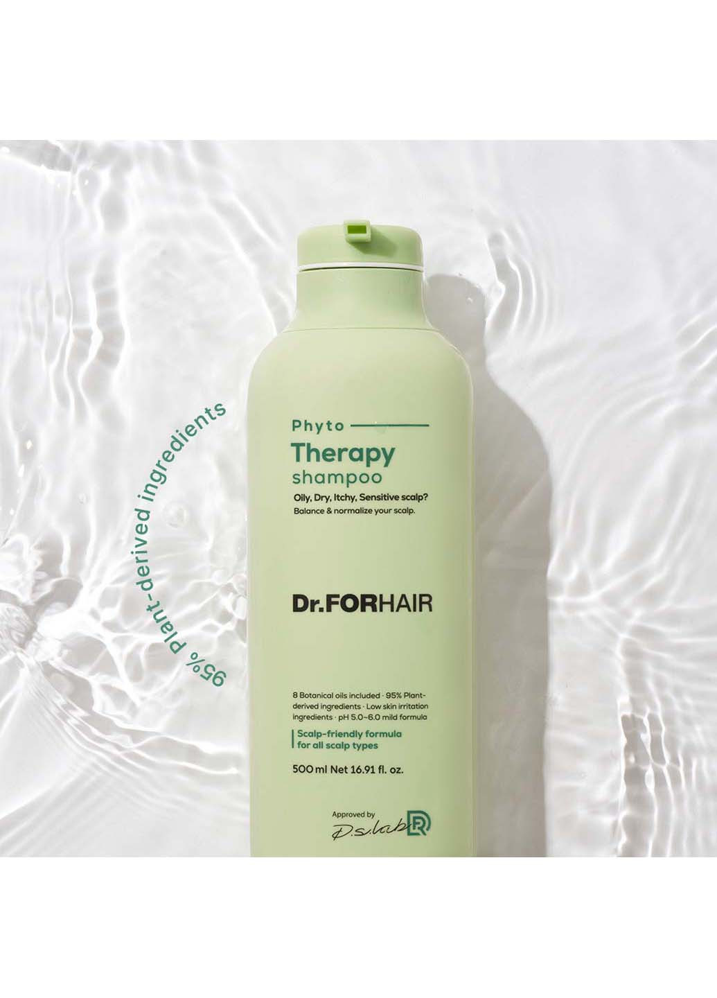 Фітотерапевтичний шампунь для чутливої шкіри голови Phyto Therapy Shampoo 500 мл Dr.Forhair (276057278)