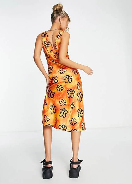 Оранжевое платье Asos
