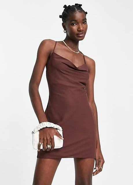 Коричнева сукня Asos
