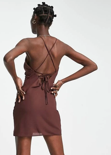 Коричнева сукня Asos