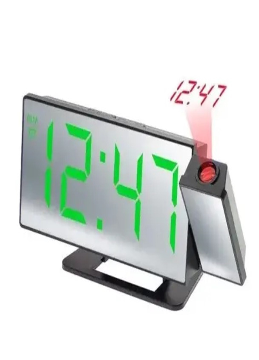 Электронные зеркальные часы с проекцией времени на стену No Brand (276069646)