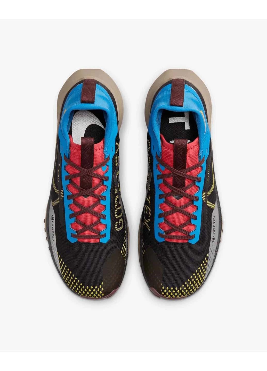 Цветные демисезонные кроссовки мужские pegasus trail 4 gore-tex dj7926-003 Nike