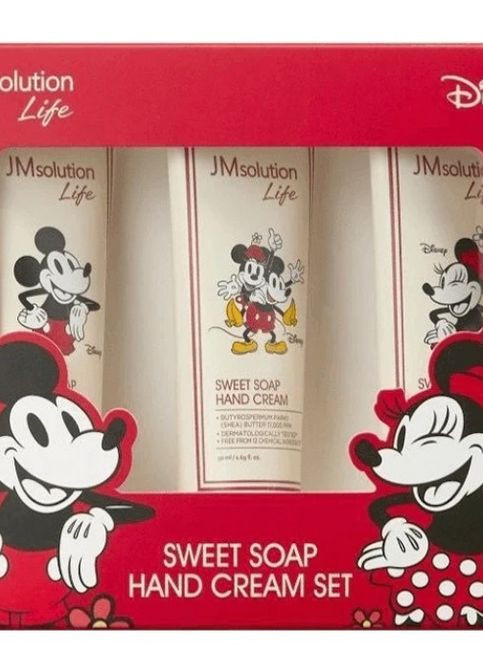 Набор кремов для рук «Сладкое мыло» JMsolution Life Disney Sweet Soap Hand Cream Set, 3х50ml JM Solution (276255433)