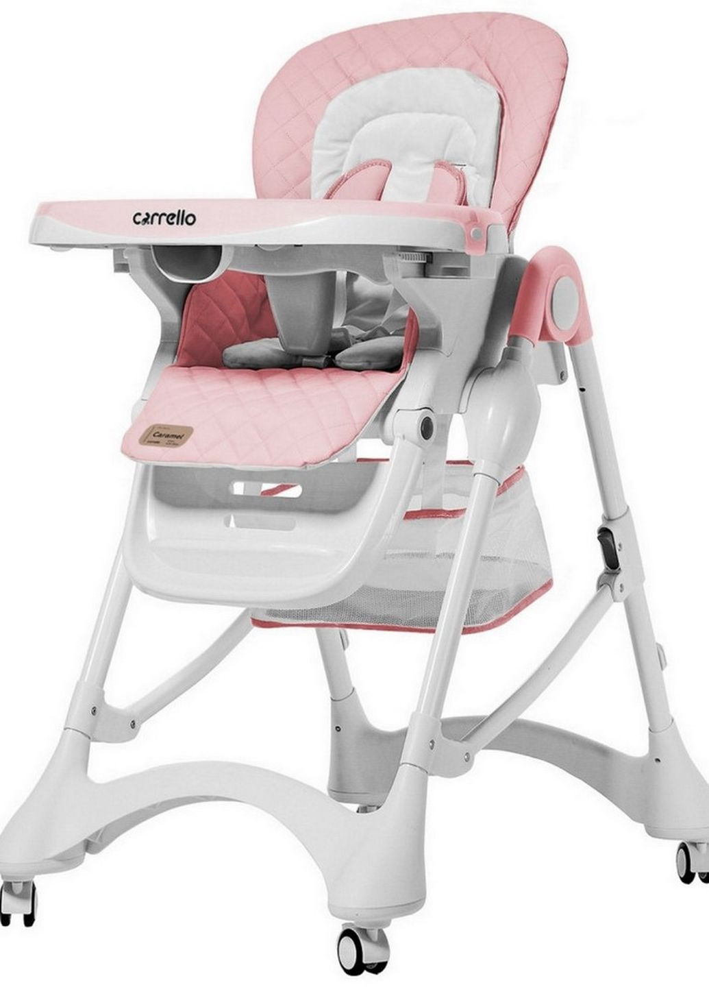 Дитячий стільчик для годування Caramel CRL-9501/3 Candy Pink CARRELLO (276255091)