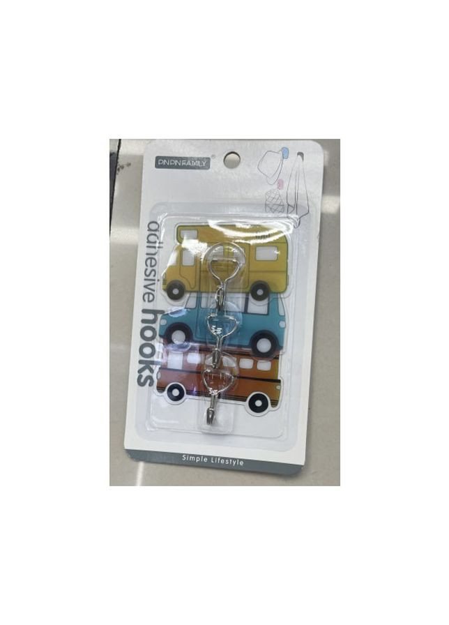 Крючки декоративные самоклеящиеся 3шт/наб Home (276310857)