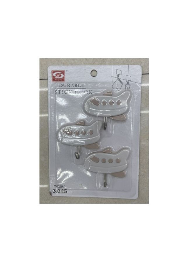 Крючки декоративные самоклеящиеся 3шт/наб Home (276310894)