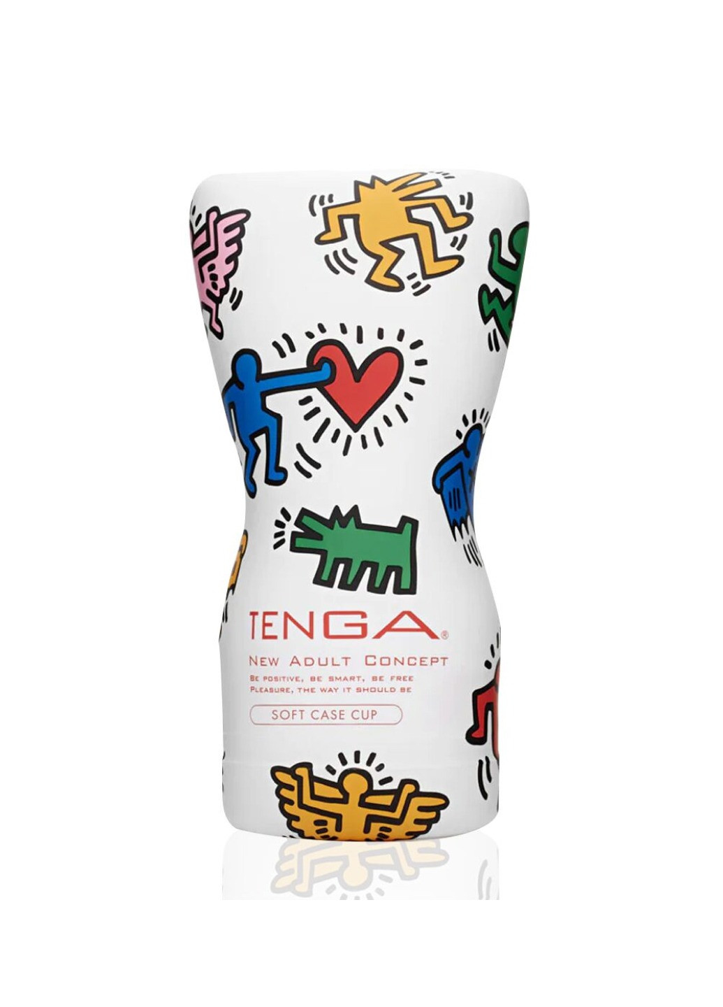 Мастурбатор Keith Haring Soft Case Cup (мягкая подушечка) сдавливаемый Tenga (276325694)