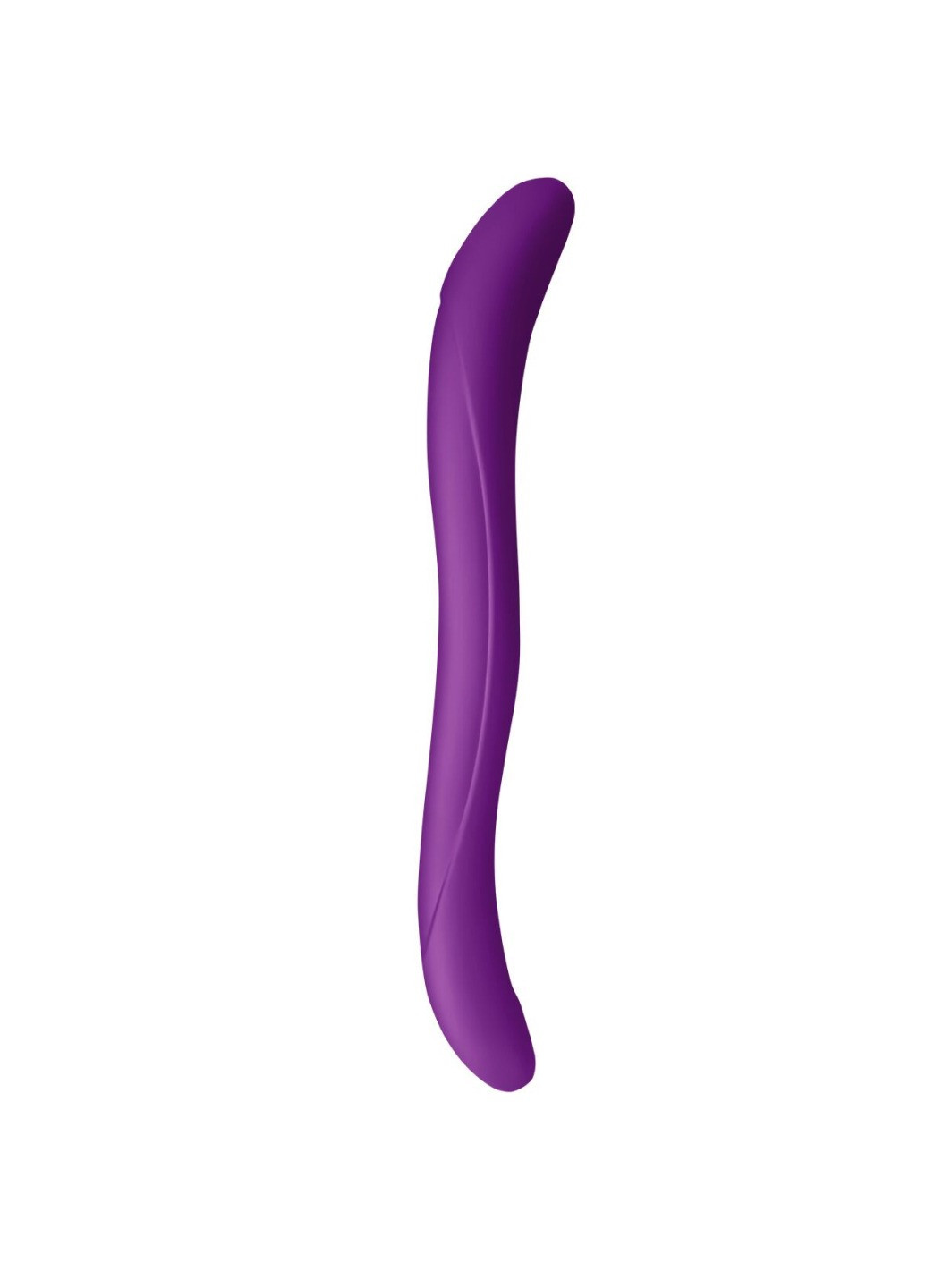Двойной фаллоимитатор Twoooney Semirealistic Double Dong Purple, диаметр 3 и 3,8 см Wooomy (276325555)