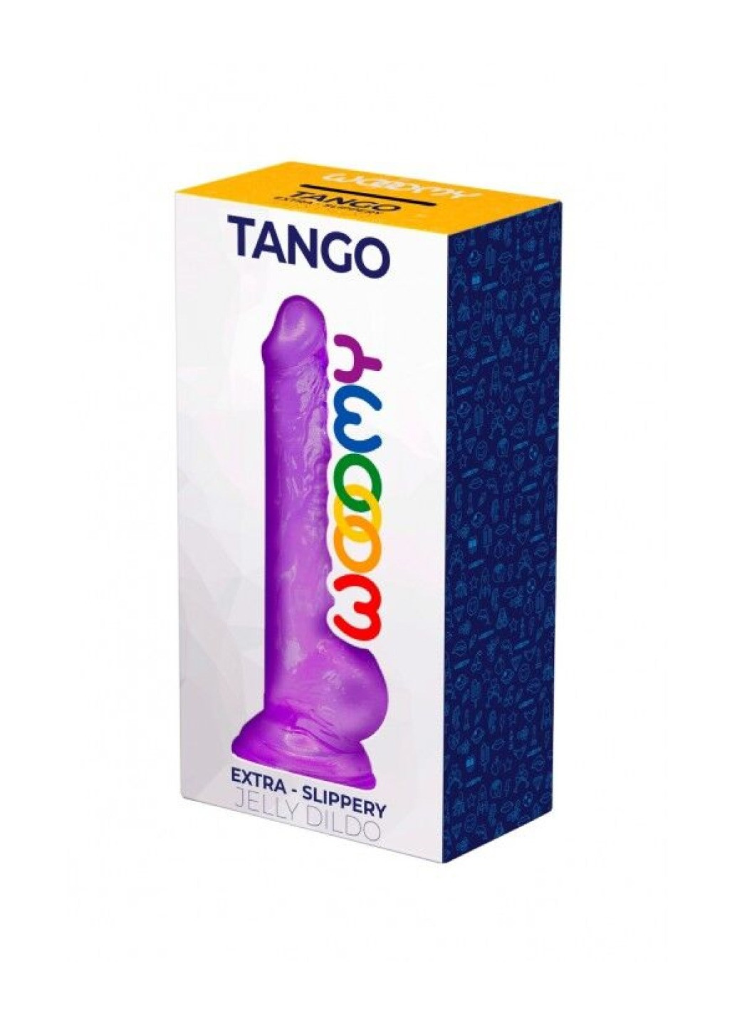 Фаллоимитатор Tango, с присоской, длина 18 см, диаметр 3,2 см Wooomy (276325544)