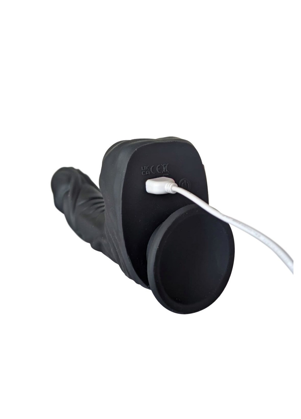 Фаллоимитатор Naked – 8.6” Silicone Rotating & Thrusting Vibrating Dildo with Remote Black ADDICTION (276325776)