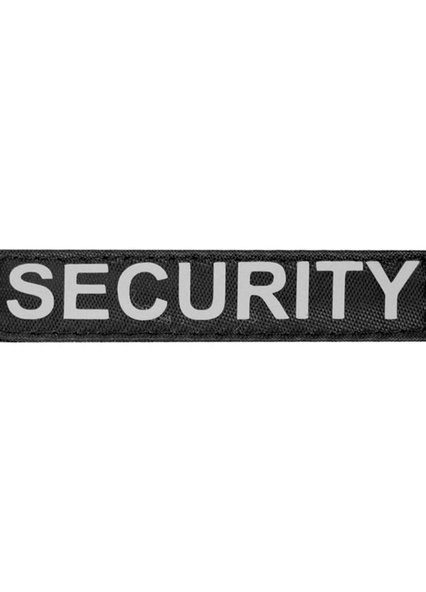 Сменная надпись "" "SECURITY" большая для шлейки "POLICE" 3-4у черная Dog Extreme (276387643)