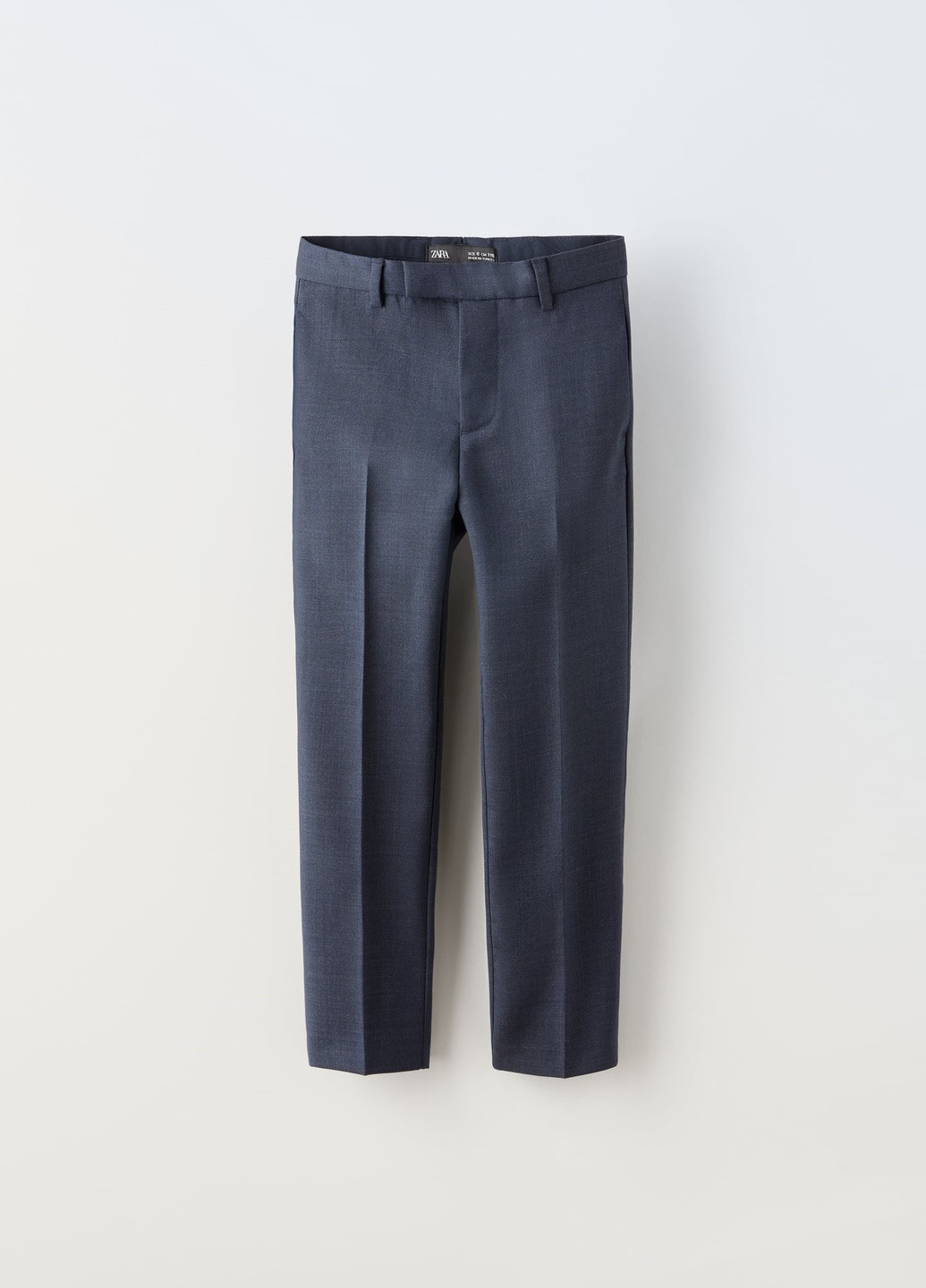 Темно-синие праздничный демисезонные брюки Zara