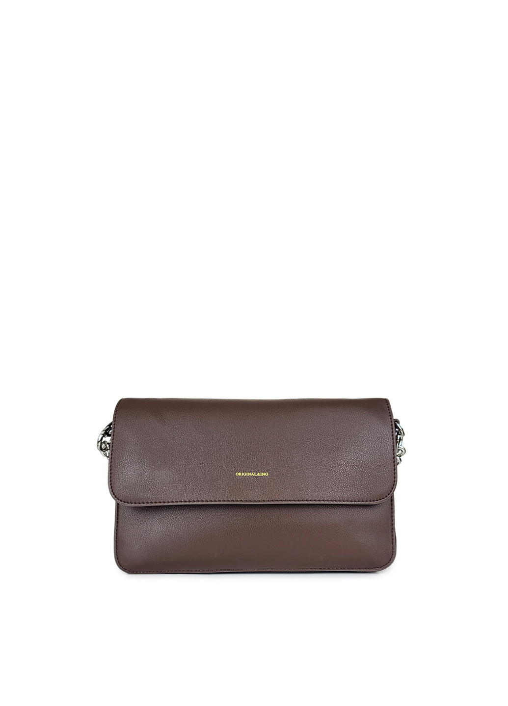 Кожаная сумочка с цепочкой шоколадная,,BD56027 шок Fashion (276390284)