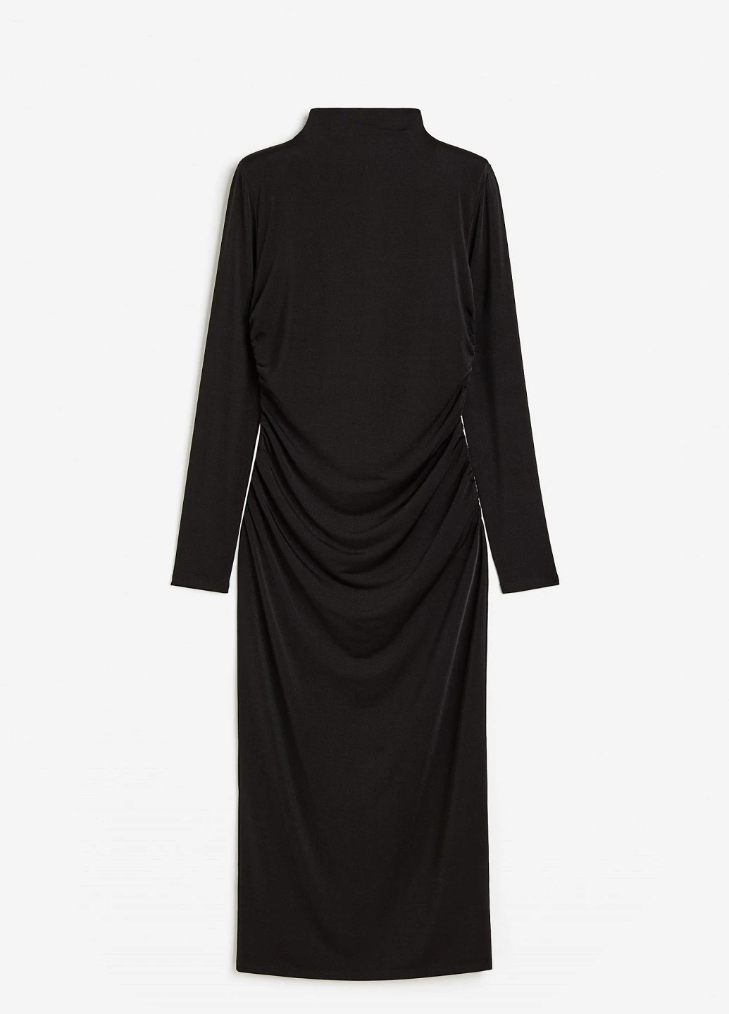 Черное кэжуал платье H&M однотонное